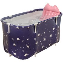 가족용 사우나통 튜브 욕조 반신욕기1.2m핑크+보온캡