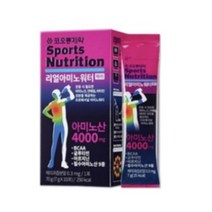 코오롱 리얼아미노워터 체리맛 아미노산 보충 음료, 7g, 11개