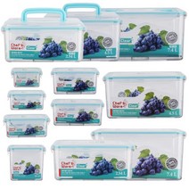 셰프웨어 클리어 밀폐용기 직사각 핸디형, 직사각형 2.54L, 1개