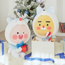 카카오프렌즈 화이트 루돌프 라이언 반짝 인형 어피치, 화이트 루돌프 반짝인형 라이언