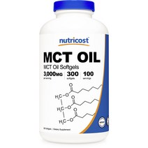뉴트리코스트 MCT 오일 3000mg 소프트젤, 300개입, 1개