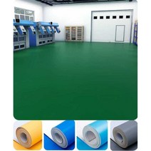 방수 PVC 카페트 공장 작업장 미끄럼방지 롤카펫 10M, 노란색 1.2mm 두께 폭 2m 길이 5m