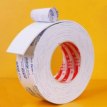단열재 단열필름 접착식 보온재 바닥 외벽 EVA 단면 폼 테이프 충격 흡수 방음 씰 접착 높은 viscose 스폰, 01 White_04 40mm_01 5M_01 2mm