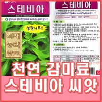 스테비아 씨앗 50립/23년생산