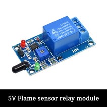 IR 적외선 1 채널 5V 12V 화염 감지 센서 모듈 arduino용 화재 경보 센서 릴레이 모듈 전자 부품 액세서리 소스