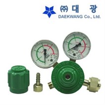 [대광] 용접공구 용접부품 산소조정기 OX조정기 산소레귤레이터 고압계 저압계