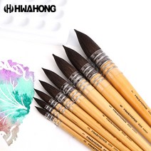 화홍 500R 수채화붓 둥근붓 다람쥐모 낱개 / 옵션선택, 1호