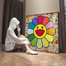 무라카미다카시 김나영액자 그림 신인작가그림 뱅크시 앤디워홀 액자프레임 SET 고급형