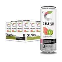 CELSIUS 셀시우스 스파클링 키위 구아바 에너지 드링크 12캔