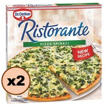 닥터 오트커 리스토란테 시금치 피자 390g 냉동피자 간편식, 2개