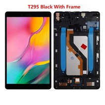 테블릿 액정 터치 스크린 LCD 디스플레이 디지타이저 유리 패널 어셈블리 삼성 탭 A 8.0 SM-T290 T290 용, 06 T295 Black Frame
