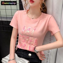 퀸앤조이 시즌오프 여름 반팔 티셔츠 28종 캐릭터 반팔 레터링 반팔***판매자 SSK무역***