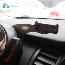 Airspeed미니 브래킷 자동차 휴대폰 홀더 자동 스티어링 휠 후면 전화 마운트 미니 쿠퍼 R55 R56 해치백 액세서리, [06] Gray Union Jack