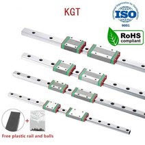 우편함 KGT MGN7H MGN9H MGN12H MGN15H L from100mm 1000mm 소형 선형 가이드 레일 슬라이드 캐리지 3D 프린터 부품 MGN9C MGN12C C, [5] 500mm, [2] MGN9C