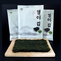 완도김 과 명이의 만남 재래 전장김 구운 명이김 24g(5매) x 5봉, 5개