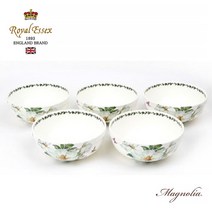 본차이나 목련 그릇 모음 / 그릇 접시 면기 찬기, 면기 5p