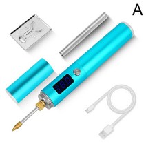 무선인두기 무선 충전식 납땜 인두 배터리 인두 전원 USB 높은 이동식 빠른 가열 디스플레이 Y5I3, TIP-B, 팁-B, 01 TIP-B