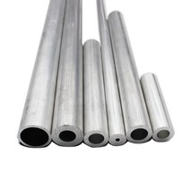 알루미늄각관 아시바파이프 아연각관 6061 알루미늄 원형 튜브 10mm 11mm 12mm 13mm 100mm, 11x1x100mm 5개