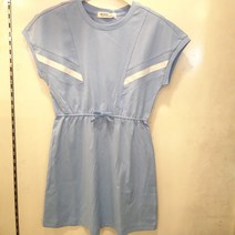 에꼴리에 사선 포인트 쿨 져지 원피스