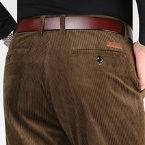 남성 골덴바지 남자 겨울 스판 허리밴딩 빅사이즈 방한바 하늘비즈 A8 D746L152