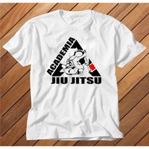 써머 패션 핫세일 남성 라운드넥 티셔츠 그레이시 주짓수 아카데미 화이트 디자인 Gracie JiuJitsu, XXXL, WHITE