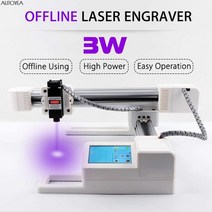 3w cnc 레이저 조각기 레이저 조각 기계 l1 나무 플라스틱 로고 마크 diy 프린터에 대한 오프라인 조각 기계, 한개옵션0
