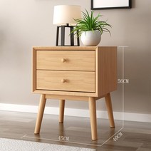 신제품LINFAFAF해외 북유럽 통나무 침대 머릿장 심플 모던 원목색 작은 궤짝 침실10007799, 옵션22