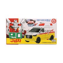 . 헬로카봇 미니 댄디 앰뷸런스 자동차 변신로봇 장난감