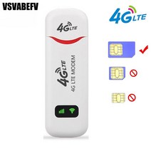 유무선 공유기 와이파이 4G SIM 카드 동글 라우터 나노 휴대용 와이파이 모뎀 150Mbps 모바일 무선 노트북, 02 LTE01