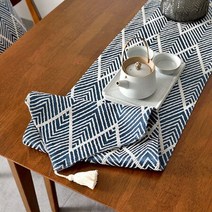 [ Top 100] 식탁러너 긴 테이블보 거실장덮개 자카드패턴 술장식, 리치골드