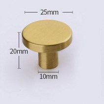 붙박이장손잡이 서랍장 장롱 엔틱가구 손잡이 KAK-황동 가구 손잡이 구리 캐비닛 옷장 드레서 서랍 주방 찬, 01 Button S