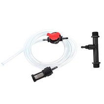 Topincn 비료 인젝터 플라스틱 정원 관개 장치 키트 g34 비료 인젝터 + 스위치 + 필터 + 워터 튜브, 없음