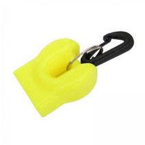 4x다이빙 스컴볼 스쿠버 마우스피스 홀더 레귤레이터 문어 리테이너 옐로우, 55X40MM, PVC, 노랑