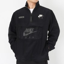 나이키 아노락자켓 앞주머니 에어 우븐 라인드 재킷 검흰