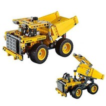 퍼즐피플 건설 우주 중국 호환 레고, 2in1 노랑 중장비
