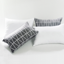 네모라인 엠보극세사 베개솜 2개+베개커버 2개, 모던그레이+엠보극세사 베개솜