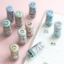아이코닉 다이어리 스탬프 (다꾸 꾸미기 칭찬 캐릭터 만년 자동 도장), 15 살려줘, 1개