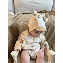 점핑바디수트(보넷별도) 데일리룩 돌 100일아기 피카부