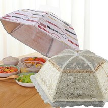 큰 대형 밥상보 밥상덮개 원터치 보온 음식덮개 77cm, 5_망사 핑크 58cm-1282432