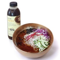 [콩작소] 순진한 메밀육수 500mL 3병 수제 온메밀 냉메밀 들기름 막국수