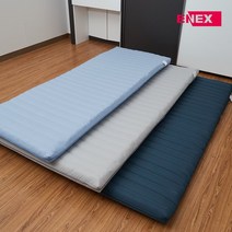[에넥스]에스코지 10존 블랙밀크폼 접이식 매트리스 토퍼 퀸[Q], 네이비
