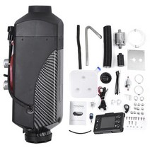 무시동히터 캠핑 차박용 자동차 공기 디젤 주차 히터 12V/24V 2kw 전원 원격 제어 LCD 스위치 디스플레이, [01] 12V