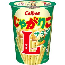 일본 자가리코 가루비 쟈가리코 자가비 샐러드맛 라지 12개, 68g