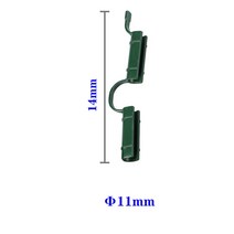 온실 캐노피 농막 비닐 하우스 컨테이너 프레임 파이프 튜브 필름 클립 클램프 정원 기둥 지원 정원 그늘 그물 액세서리 플라스틱 필름 고정 피팅, 11mm