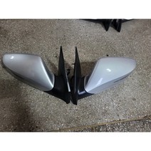 YF쏘나타 백미러 YF쏘나타 브릴리언트 사이드미러 은색 9핀 중고, 운전석, 1개