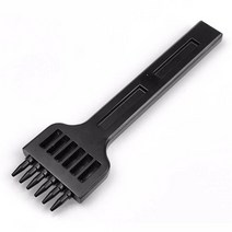 가죽공예펀치 4mm간격 6구 1mm 타공 구멍송곳 DIY도구, /6구5mm