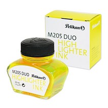 펠리칸 독일 M205 하이라이터 형광 병잉크 30ml, 옐로우