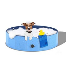강아지욕조 애견 접이식 스탠드 욕조 스파 dono foldable pet bath tub for small to largesized dogs 야외 pvc Swimming tub