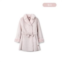 [페리미츠 ] *신상품 * 너무 이쁜 핑크 무스탕 코트 P2143C062