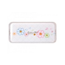 아이에스리빙 페러스 직사각쟁반 대 주방용 메라민쟁반 멜라민, 1개